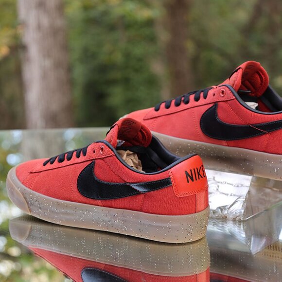 Nike SB Zoom Blazer Low Pro GT Cinnabar Gum - Picture 11 of 13